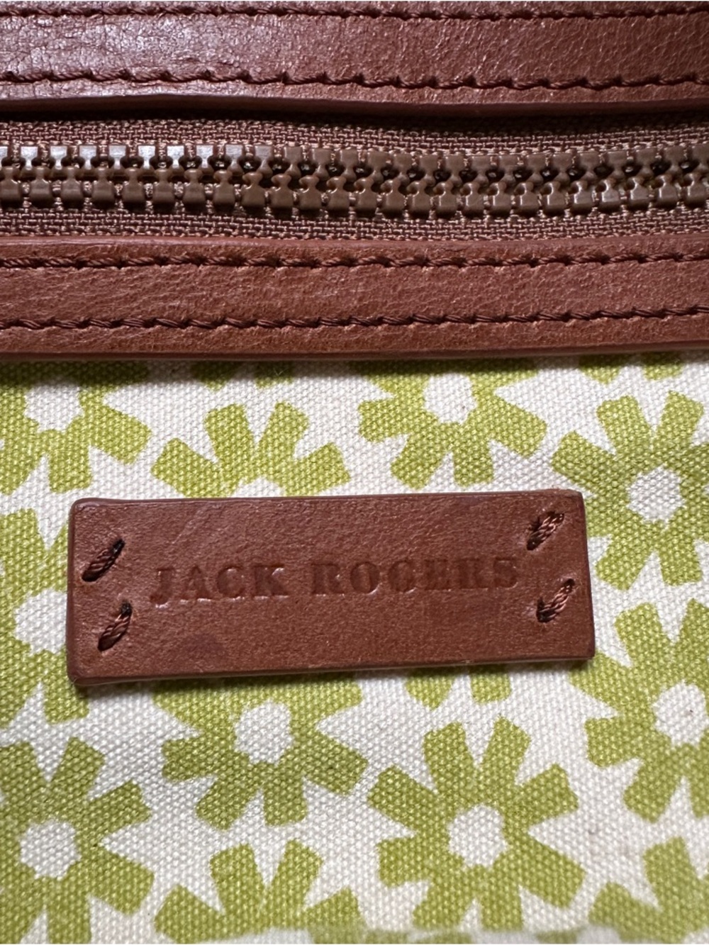 Jack Rogers Teal Tote - Picture 5 of 6